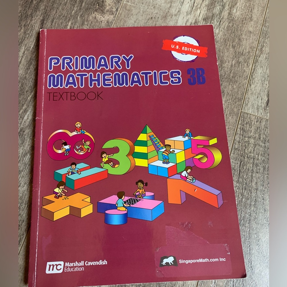 Primary Mathematics 3B Textbook And Workbook Set Us Edition. Curriculum